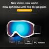 Professional Ski Goggles Double Layer Hd Anti Fog Windproof Snow Goggles Outdoor Skiing Protective Eyewear Compatible With Myopia Glasses