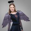 Classy Fairy Fancy Dress Feather Angel Wings Halo Hair Hoop Adult Child Feather Costume for Halloween Christmas