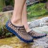 Men's Summer Closed-Toe Breathable Hole Shoes for Beach and Wading