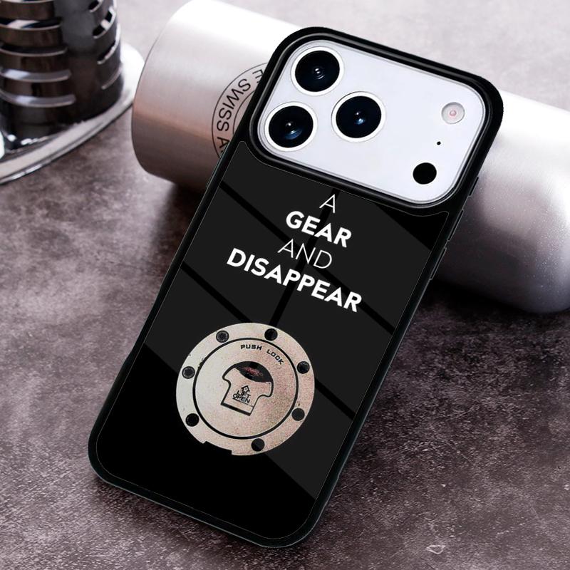

Motorcycle Gear Phone Case for iPhone 17 16 15 Pro Max Air 14 13 12 11 Plus Shockproof Capa Cover iPhone17 Pro