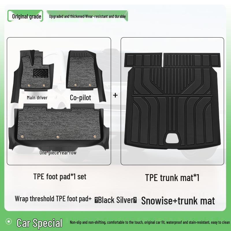 Zeekr X 2026 Full Coverage TPE Car Floor Mats - Custom Fit Carpet Accessories