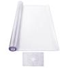 VEVOR Plastic Table Cover, 24 x 48 Inch 2.0 mm Thick Clear Table Protector, Rectangle PVC Desk Mat
