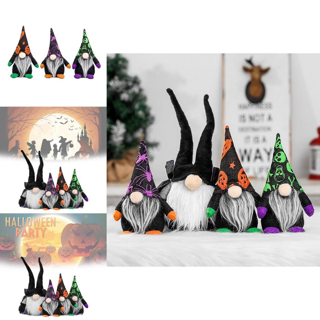 Ny Halloween No-face Dock Fönsterdisplay Dekoration För Festliga Party Scener 21cm 32cm