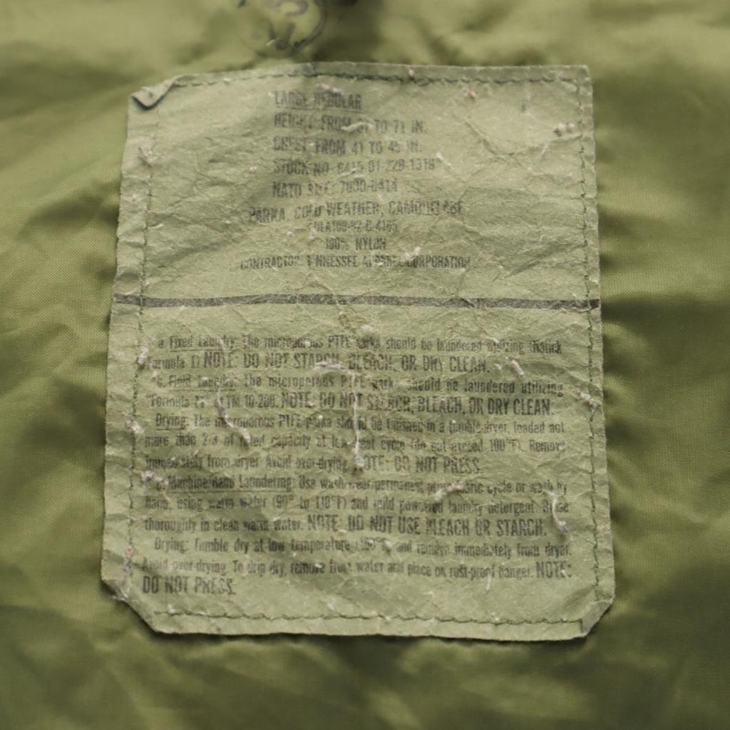 US ARMY 90s US Military Old ECWCS Gore-Tex Camouflage Pattern Military Jacket Men's Used