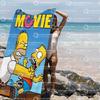 THE S-SIMPSONS Anime Cartoon Beach Towel Cute Kawaii Room Decor Bath Girls Children Hand Towels For Bathroom Shower