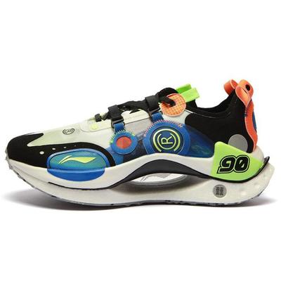 Li Ning Casual Shoes Men's Low Top Ivory/Crystal Blue/Black AZGS021-3
