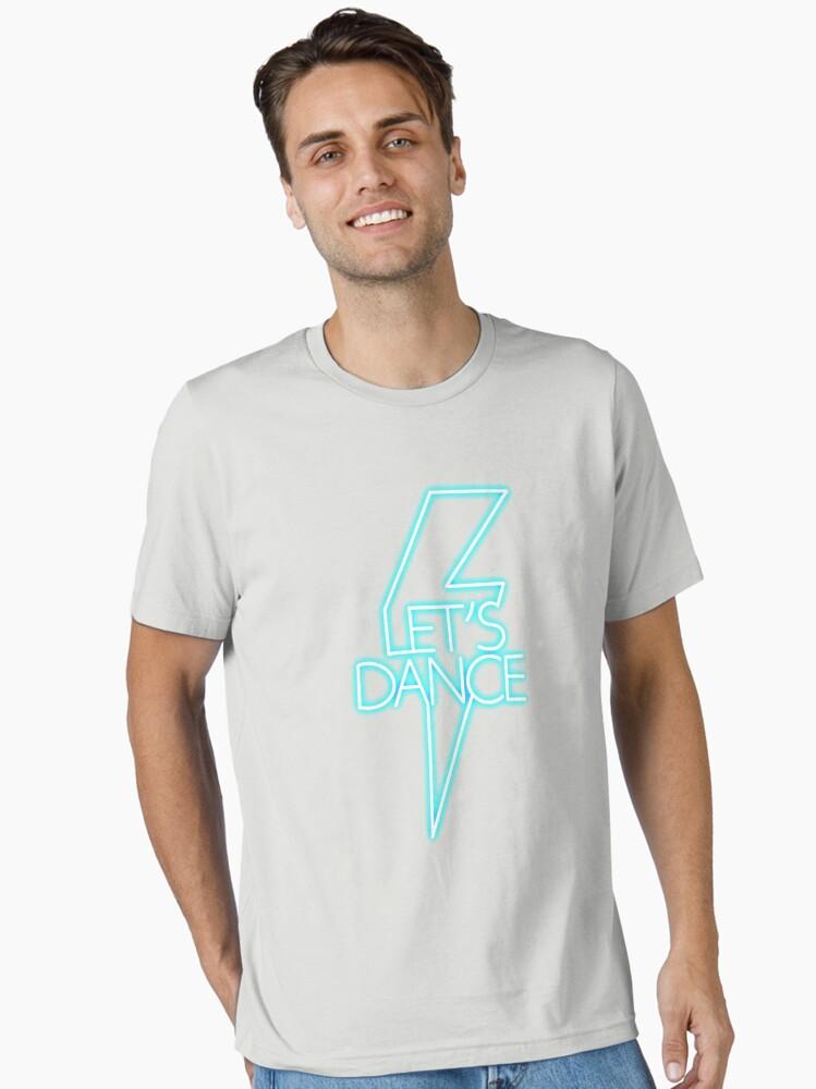 David Bowie Lets Dance Bolt Blue Essential T-Shirt
