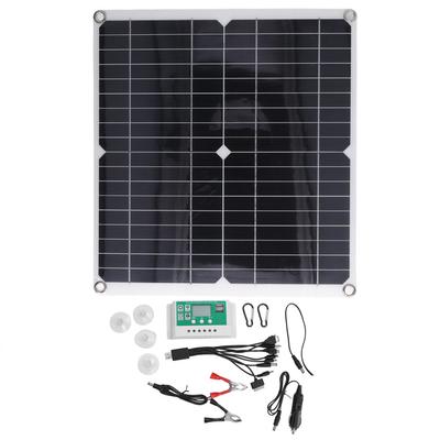 Solcellepanelsett Mono Intelligent Beskyttelse Fleksibelt Solcellepanel med 100A Kontroller for Off Grid