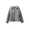 Hooded down jacket women's casual warm duck down ribs jacket medium and long Japanese and Korean casual