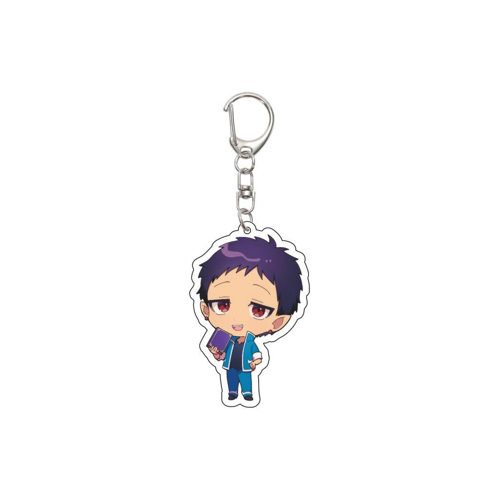 55MM Anime Welcome to Demon School Iruma kun Keychain Suzuki Iruma/Valac Clara  Key Chain Acrylic Model Plate Christmas Gifts