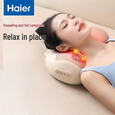 Haier Neck & Shoulder Massage Pillow with Heat CN Plug (adapter Included)