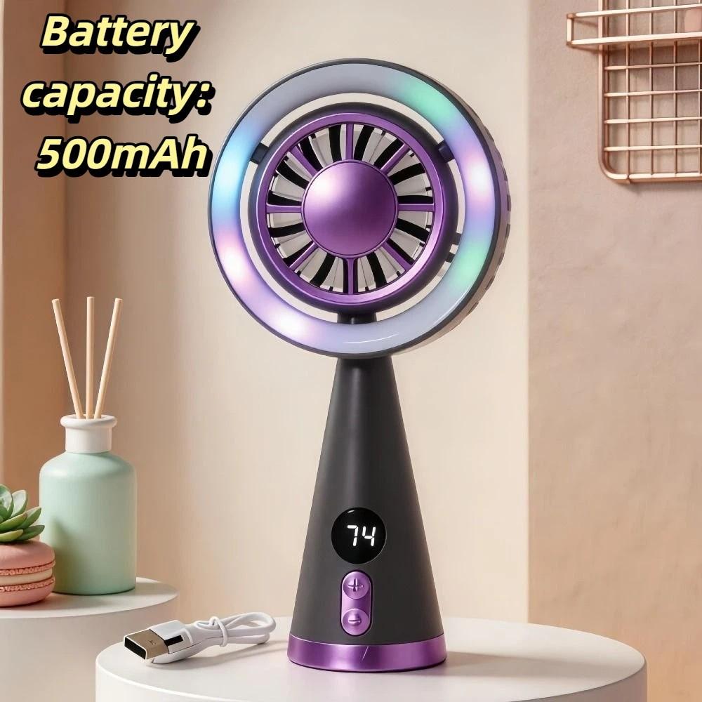Cooling Handheld Fan Compact USB Rechargeable Fan Portable Mini Fan  Camping