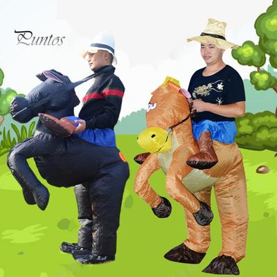 Horse Costume Exquisite Creative Vibrant Widely Used Soft Elastic Long Lasting Easy To Use Fancy Blow Up Costume Party Supplies