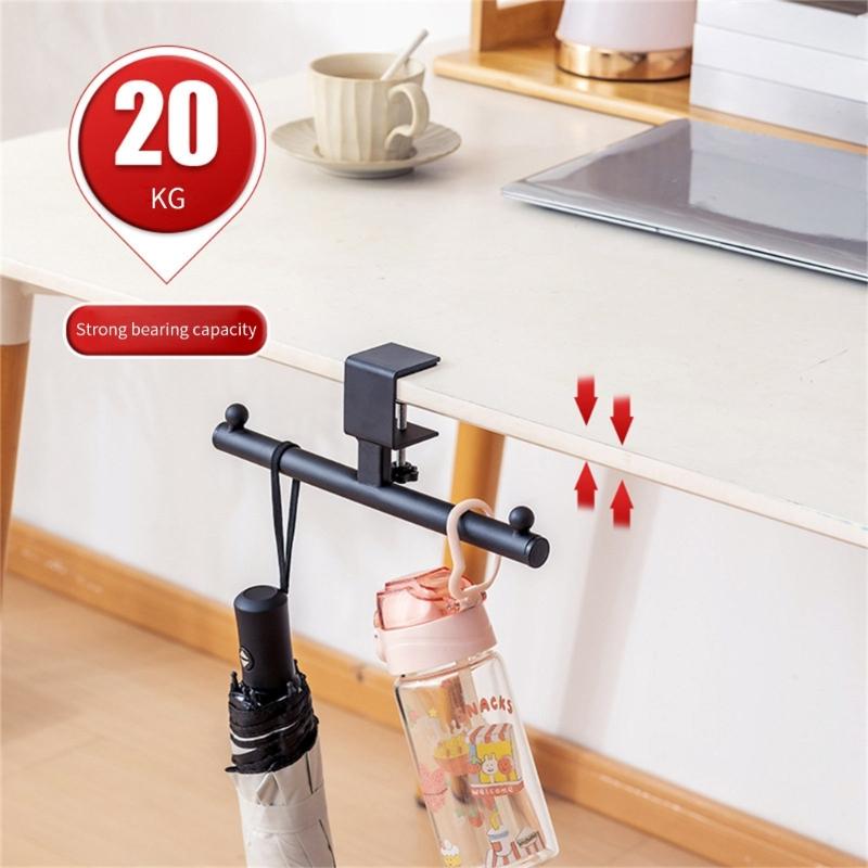 Adjustable Book Bag Hanger With Balanced Weight Distribution for Classrooms Home Office Storage