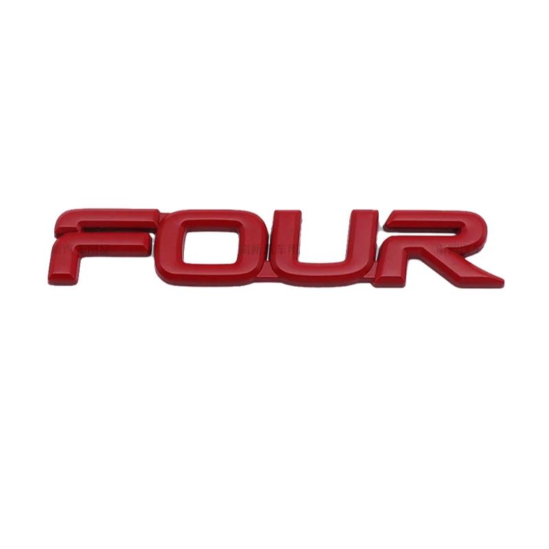 

Car Body Sticker Trunk Tail Badge Emblem for Toyota FOUR Highlander Carmy Avalon Corolla Yaris Hilux Auris Prius Rav4 червоний