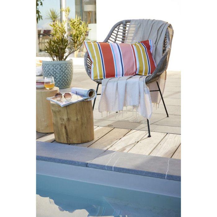 "Outdoor" Cushion Cover All Sizes The Butterfly Effect - Bianca Soleil - Cushion Cover 40 X 60 Cm