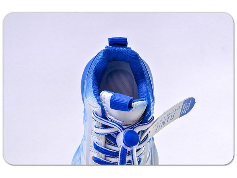 2025 Spring Kids' Light-Up Gradient Mesh Running Shoes – Trendy and Casual for Toddlers and Boys