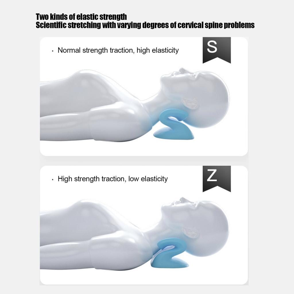 Neck Relax Pillow Cervical Traction Pain Relief High Elastic Neck Massage Pillow Stretcher