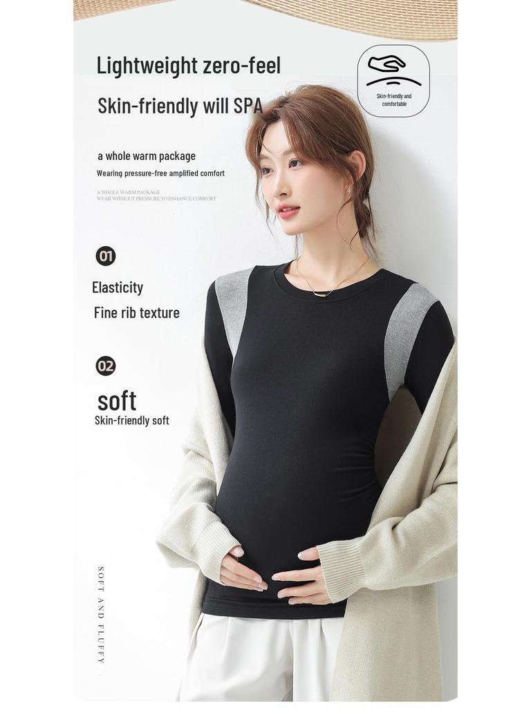 Maternity Modal Long Sleeve Base Layer Top