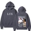 Singer Rosalia Lux Album 2026 Tour Print Hoodie Men Women Hip-hop Pullover Long Sleeves Loose High Quality Hip-hop Sweatshirts