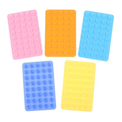 1Pc Backed Adhesive Sucker Pad For Fixed Pad 40 Double Side Silicone Suction Pad For Mobile Phone Fixture Suction Cup
