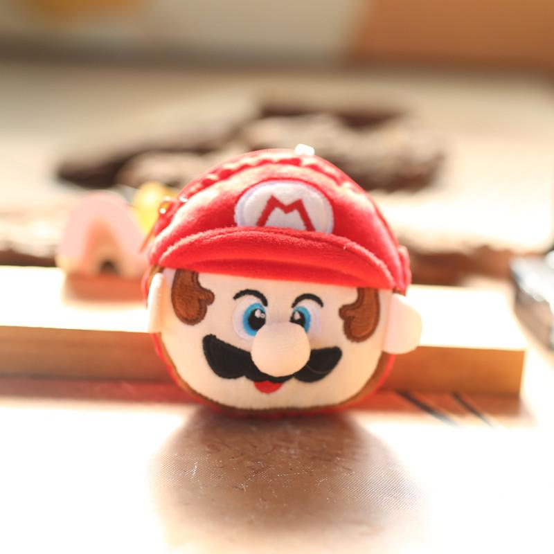 Marie Mario Charm Plush Toy Doll Bag Pendant Keychain Key Ring