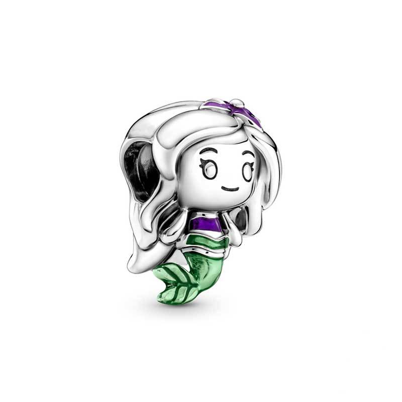 copper Do It Yourself Bead Charms Jewellery Charm Bead Charms Bracelets Mickey Minnie Princess Pumpkin Stitch Spiderman Marvel Twinkle Pandora Cute Di