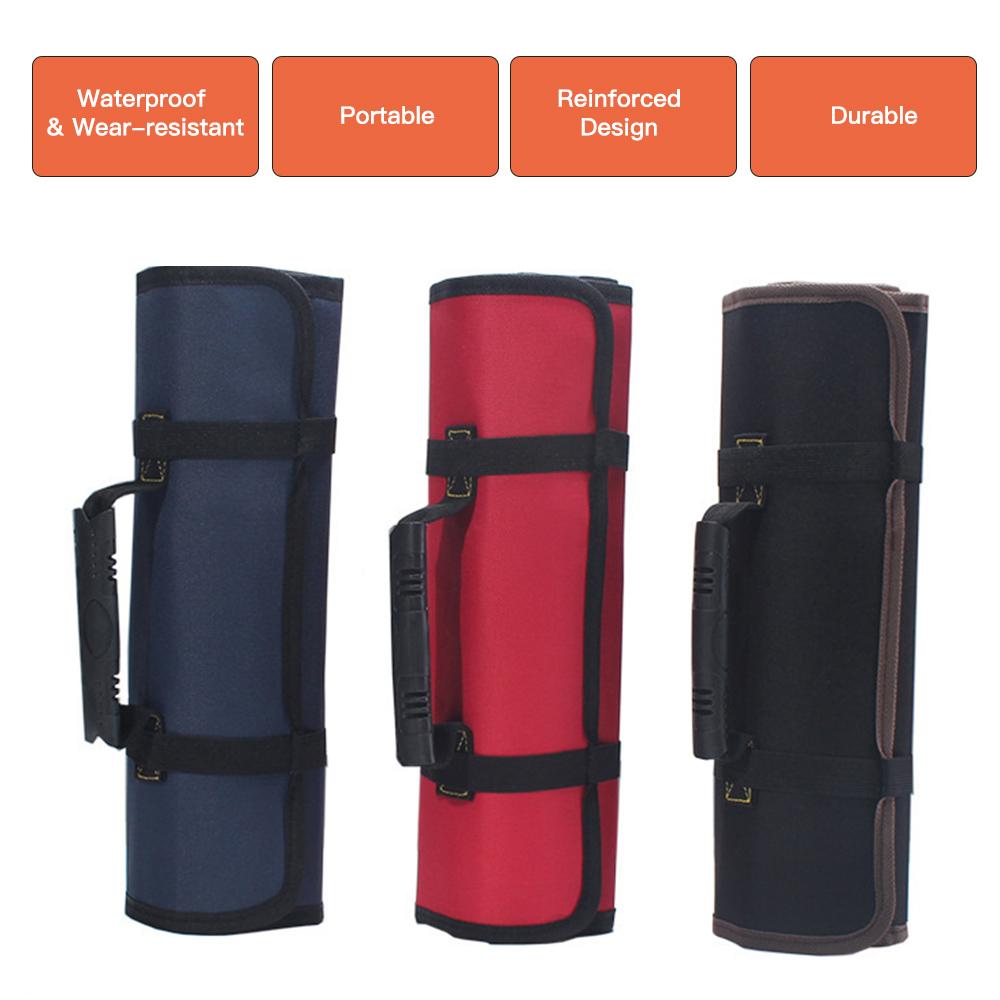 Portable Roll Tools Bag Organizer Toolkit Pouch Storage Bags Multifunction Bag for Fishing Makeup Craftwork