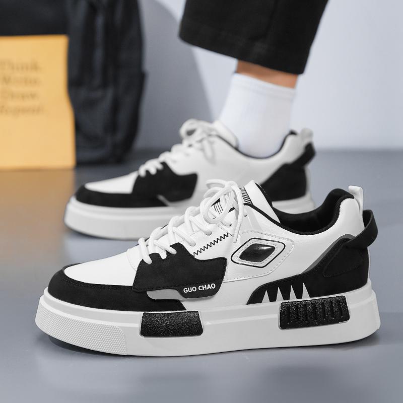 Men Shoes Sneakers Chunky Mens Casual Shoes Luxury Breathable Men Walking Shoes Trend Leather Shoes for Men Running Shoes Male Footwear