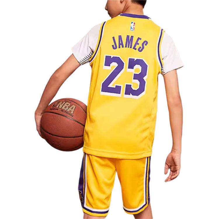 Nike Kids' Basketball Jersey Yellow Kids' AA4326-728