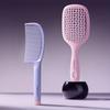 1pc Square Hollow Hair Brush for Men and Women | Wide Tooth Comb for Easy Detangling and Scalp Massage, Vented Detangling Wet Hair Brush,Bouncing Comb