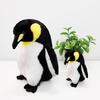 Fluffy Penguin Plush Toy Soft Emperor Penguin Doll Realistic Antarctic Bird Stuffed Toy Comfortable Animal Pillow Birthday Gift