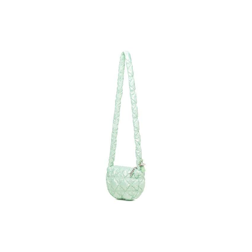New CARLYN Nylon Spell PU Cloud Bag, Handbag, Shoulder Bag Unisex Neon Green H73301010MT