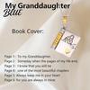 Meaningful Jewelry Gift Book Charm Necklace To My Granddaughter Openable