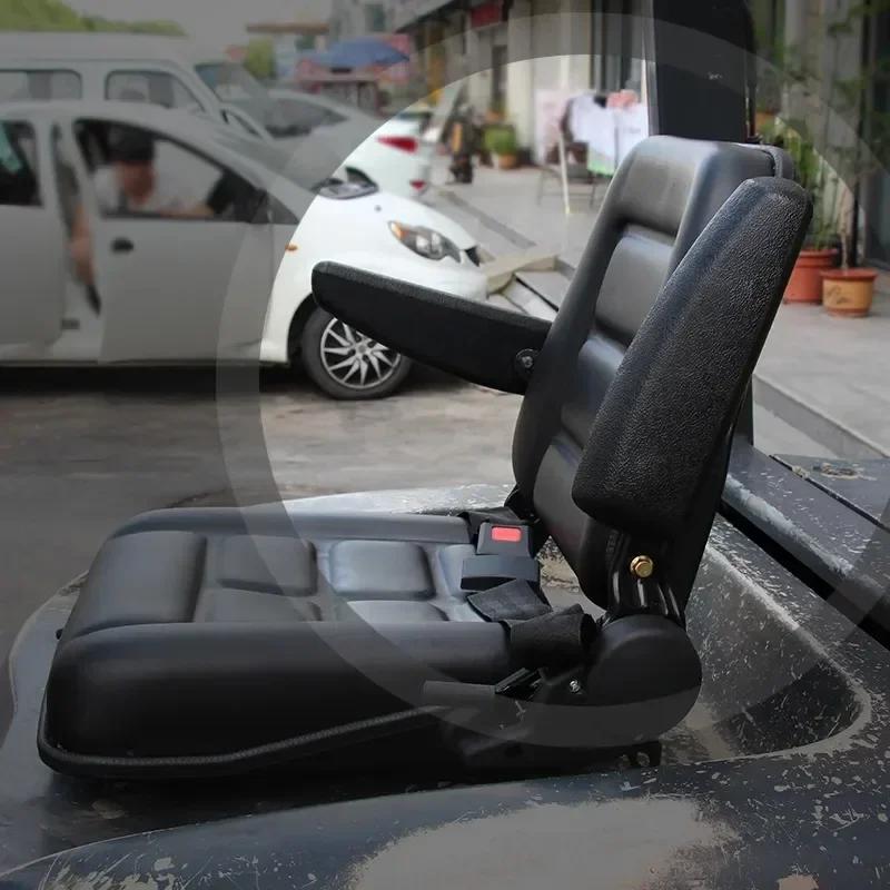 Autositz-Armlehne, modifiziert, für Gabelstapler, Baumaschinen, LKW, universelle Armlehnenhalterung, 1 Paar