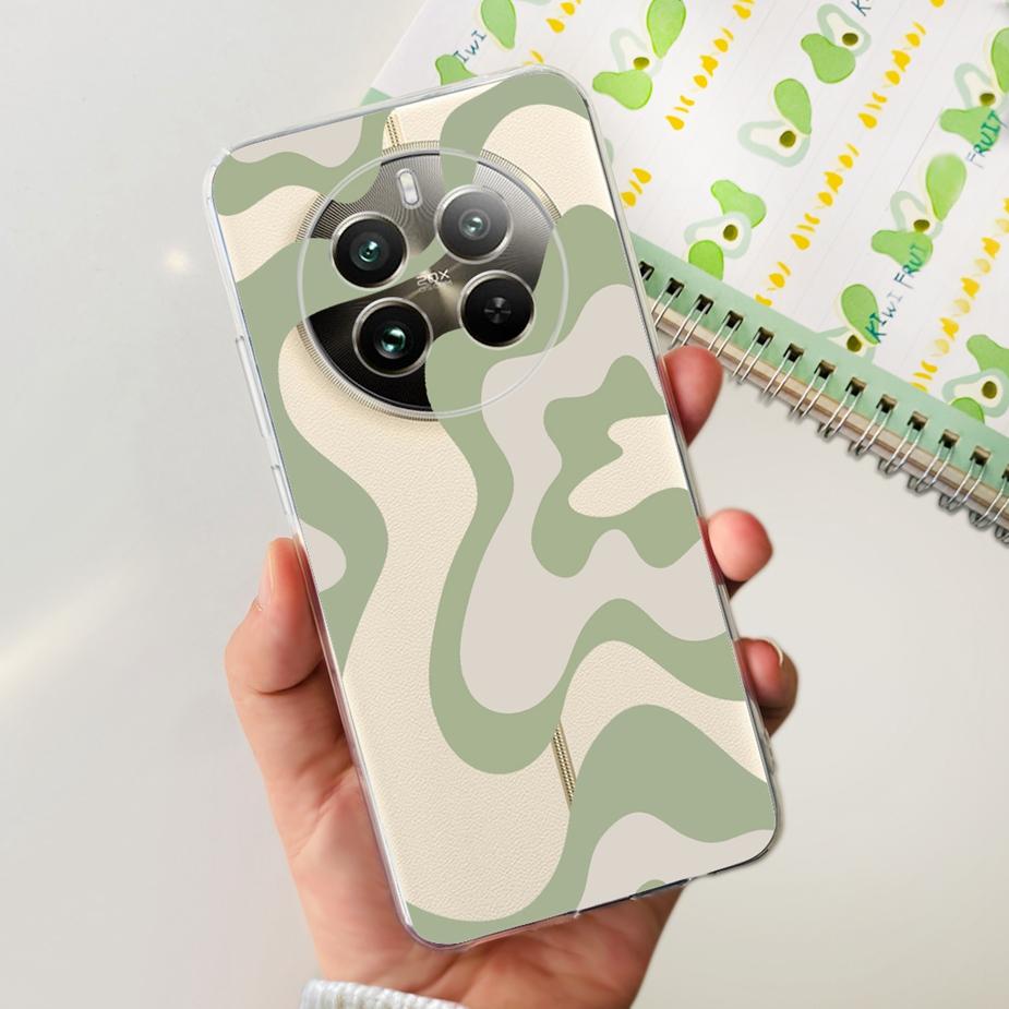 For Realme 12 Pro Plus Case New Fashion Painted Cover Clear Silicone Soft TPU Phone Case For Realme 12 Plus Realme12 Pro + Shell