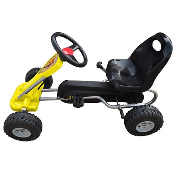 vidaXL Go Kart Yellow