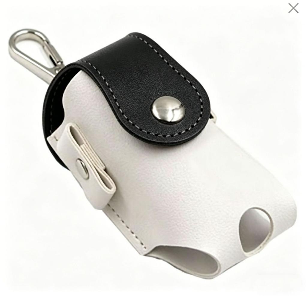 Portable Golf Bag Waterproof Leather Ball Bag Golf Small Fanny Bag Buckle Accessory Bag Lightweight