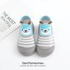 Summer-Autumn Baby Walker Shoes: Non-slip Soft Sole Cartoon Sock Shoes for Infants.