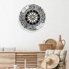 Silent Wall Clock Acrylic Three Dimensional Muslim Living Room Bedroom Dining Room Decoration