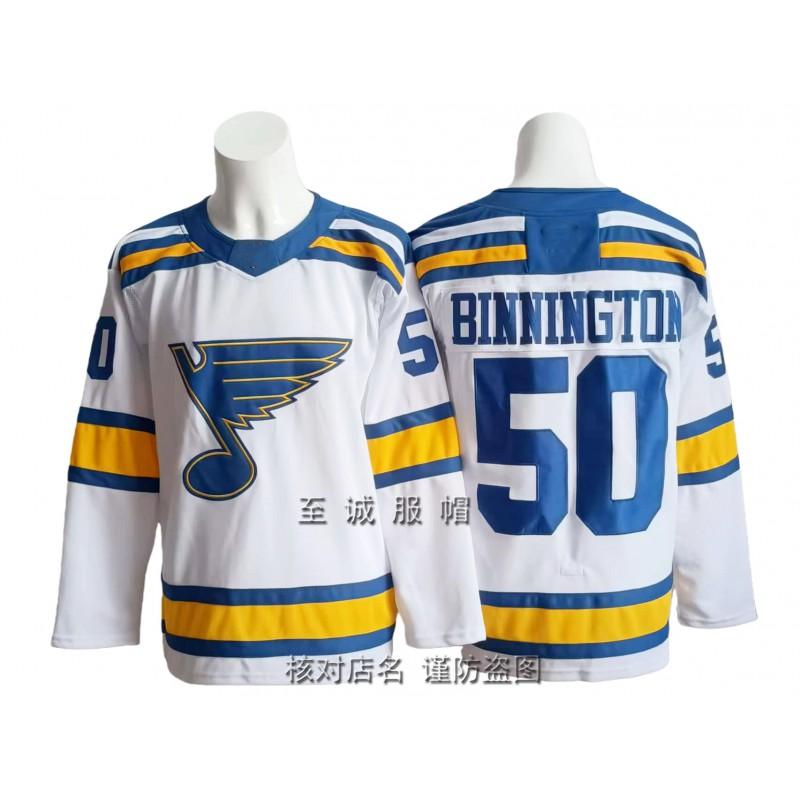 Vintage Ice Hockey Jersey Blue Team 10 Embroidered Practice Uniform Cotton Blend Mens Sportswear Training Games