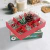 Runtow 5Pcs Christmas Surprise Hole Box 12Grid Christmas Advent Calendar Box Home Christmas Party Gift Box 2025 Christmas Gift