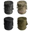 Camping Trash Can Foldable Garbage Bin with Zippered Lid Foldable Garbage Container for Campsites Outdoor Picnics BBQ