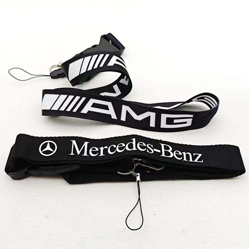 AAM1 Luxury Lanyard Keychain For Mercedes-Benz AMG W203 W204 W205 W212 W213 W221 W222 W223 W176 W177 B C E CLA GLA GLC CLE GLS Class