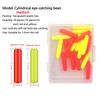 20Pcs Float Tail Eye-Catching Beans Fishing Float Drift Ball Moveable Float Tail Beans Fishing Float Buoyancy Ball Tackle