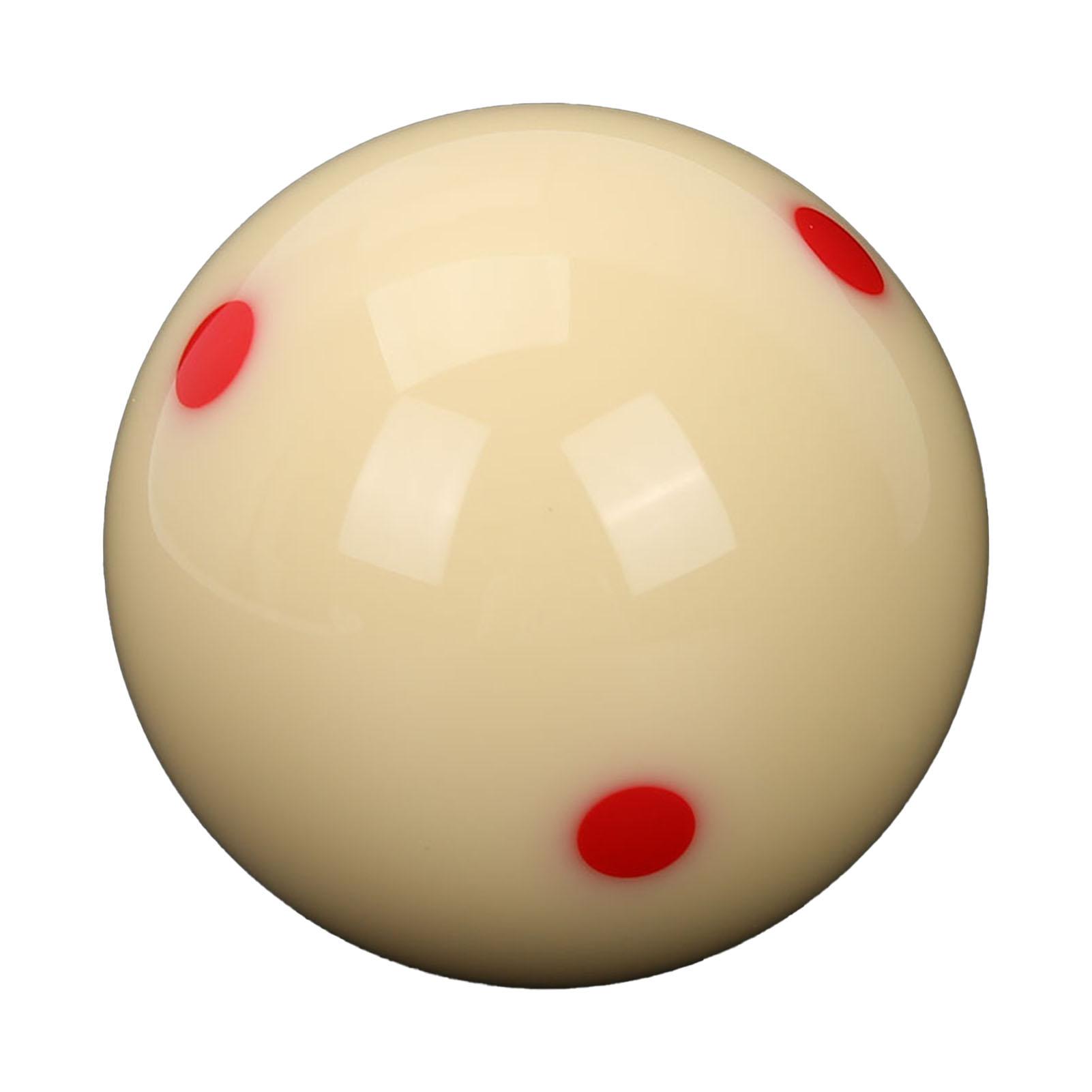 

5.72cm Resin Billiard Training Ball Red Dot spot Practice Pool Balls for Adults Kids
