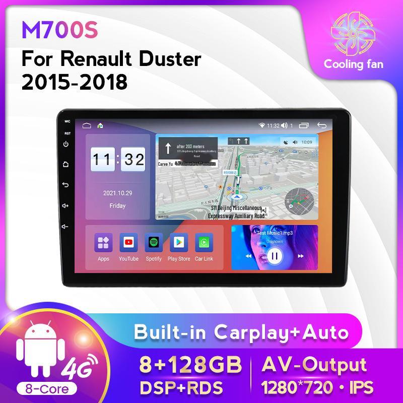 Android Navigator with Wireless CarPlay for 15-18 Dacia Duster