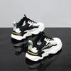 Scarpe da ginnastica con plateau primavera nuove nere casual scarpe ins rialzo dad shoes scarpe alla moda