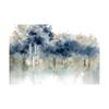 Wall Art Canvas Painting Prints Pictures Indigo and Beige Forest Landscape Archival Watercolor Art Print