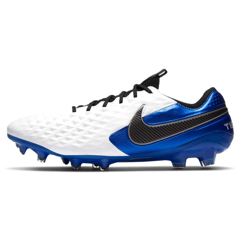 Nike Tiempo Legend 8 Elite Fg White Hyper Royal  AT5293-104